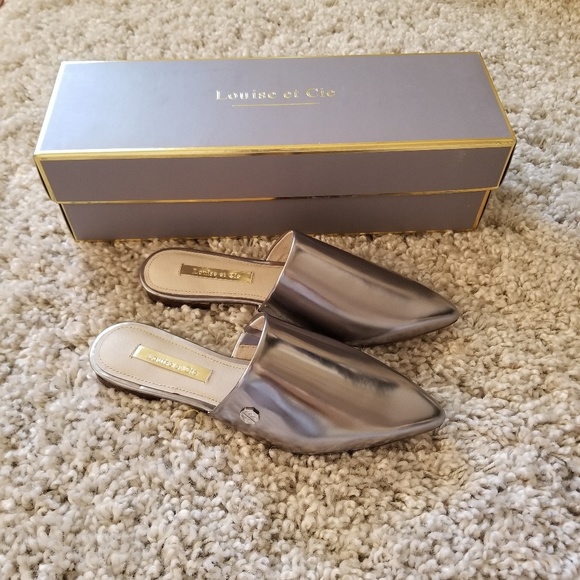 Louise et Cie Shoes - Louise et Cie Chrome Mules